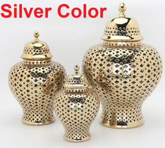 Silver Jar/Vase Small