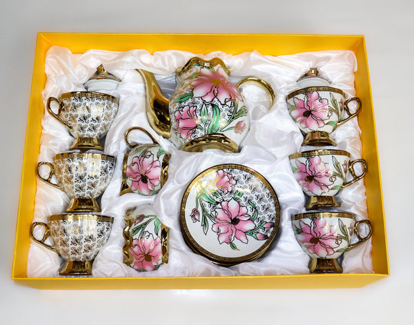 15pc Tea set Pink MI-0000T02