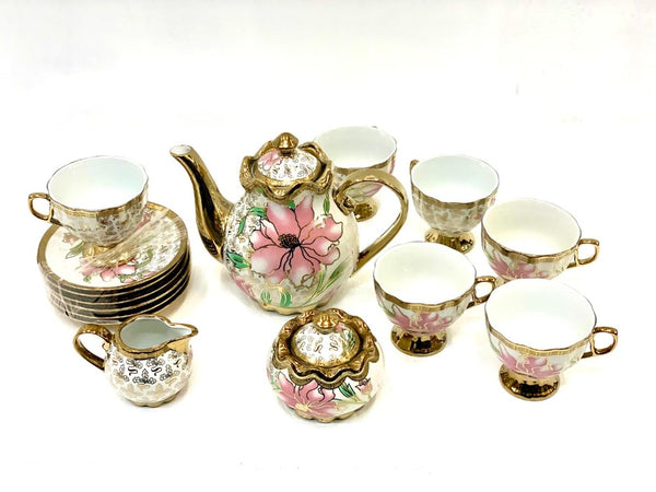 15pc Tea set Pink MI-0000T02