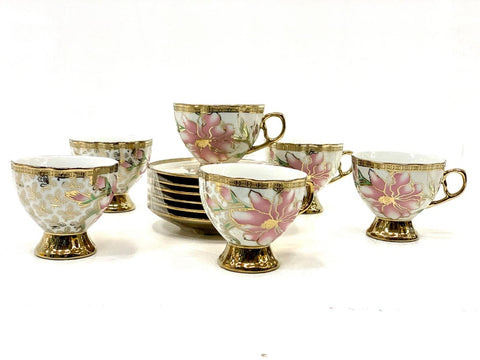 12pc Tea set Pink MI-0000XG02