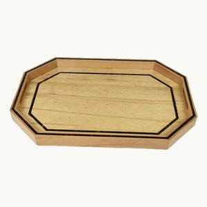 Large Mother of Pearl  Wooden Tray