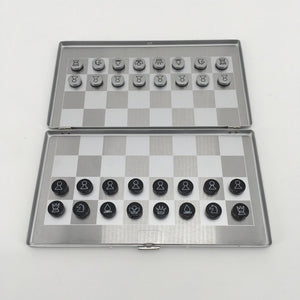 Mini Chess Game in Metal Case