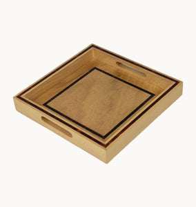 Small Square Wooden Tray